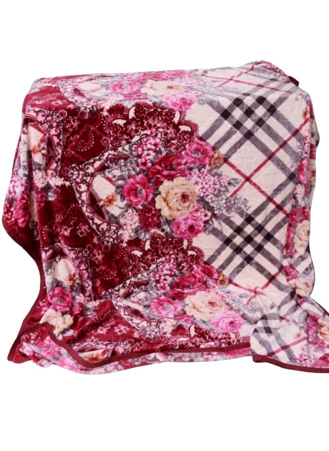 SMART HOME - Soft and Light weight winter blanket, two-sided bed blanket, size 240 cm by 200 cm and weight 2 kg, super soft double-layer blanket made of high-quality materials - Image 1