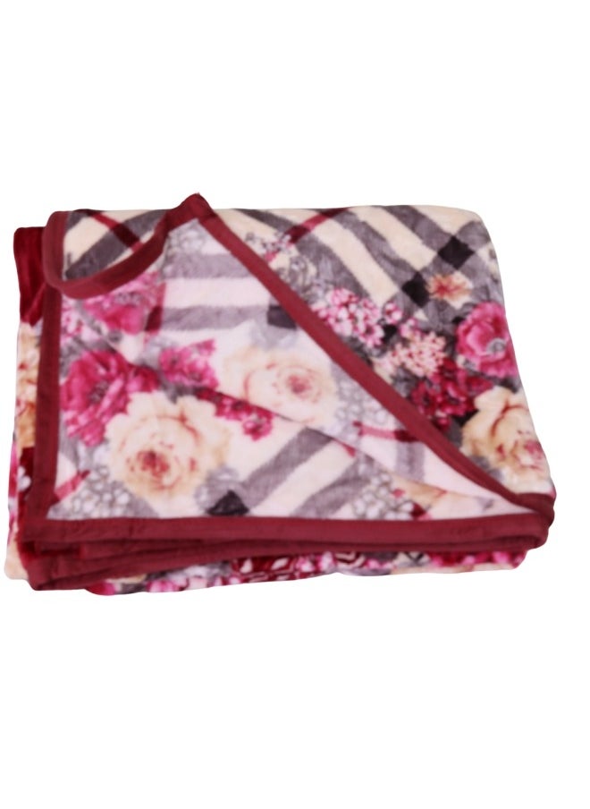SMART HOME - Soft and Light weight winter blanket, two-sided bed blanket, size 240 cm by 200 cm and weight 2 kg, super soft double-layer blanket made of high-quality materials - Image 1