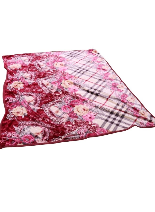 SMART HOME - Soft and Light weight winter blanket, two-sided bed blanket, size 240 cm by 200 cm and weight 2 kg, super soft double-layer blanket made of high-quality materials - Image 1