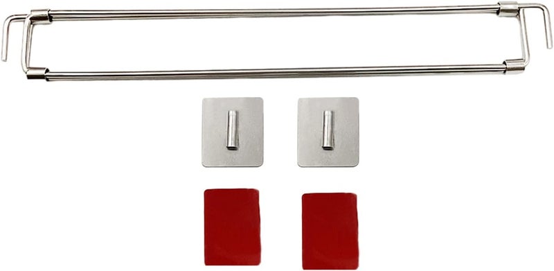 Shower Corner Storage Rod Retractable Designs Versatile Suitable for Small Bathrooms - Image 1