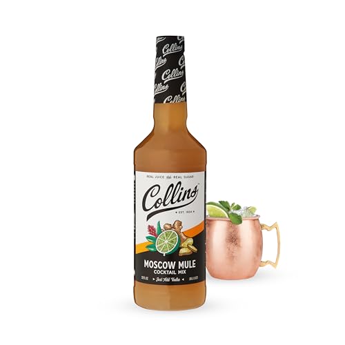 Collins Moscow Mule Mix  Made With Lime Juice and Real Sugar With Natural Flavors  Classic Cocktail Recipe Ingredient 32 fl oz
