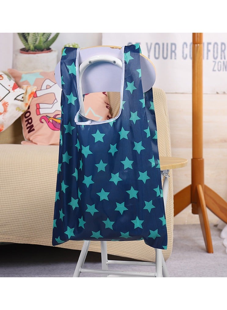 Portable Reusable Shopping Grocery Bag with Pouch Foldable, Washable ,  Heavy Duty Tote, Eco-Friendly Purse Bag Fits in Pocket Waterproof & Lightweight Reusable Grocery Bag  - Image 2