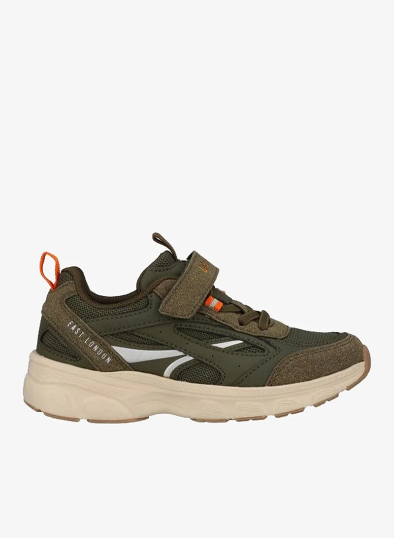 لي كوبر Boys Hook & Loop Ankle School Sneakers
