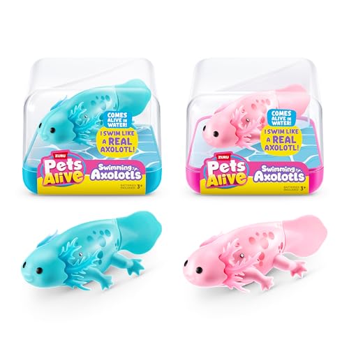 Pets Alive Robo Axolotl Swimming Electronic Pet Toy 2 Pack by ZURU - Image 1