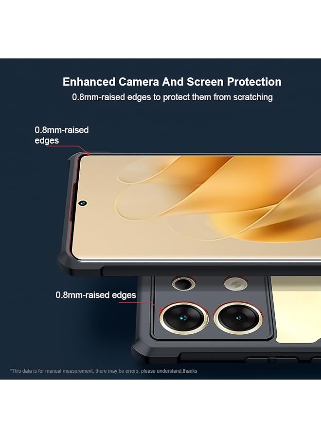 erorex For Infinix Note 40 5G Case Camera Lens Protection Back Cover Tpu Shockproof Bumper Mobile Phone Case Anti Yellowing Lightweight Protective Casing - Image 3