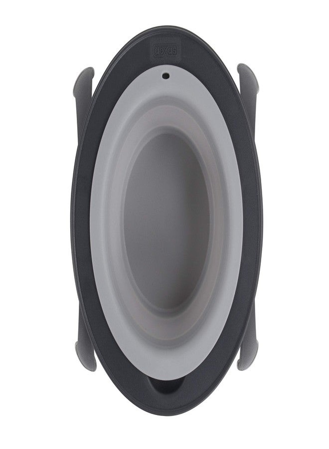 Dexas Pets Single Elevated Pet Feeder/Pet Bowl, Large/ 4 Cup Capacity, Light Gray - Image 3