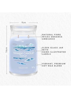 YANKEE CANDLE Ocean Air Natural & Synthetic Fragrance 567 G  - Image 4
