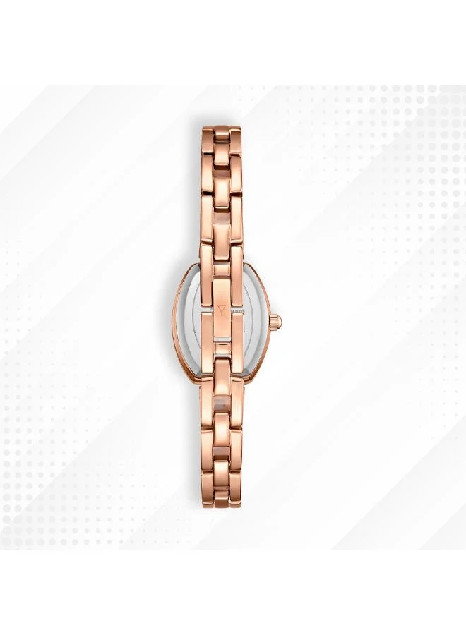 ECSTACY White Women's 304 solid stainless steel Analog Watch E25512-RBKW - 20.5 mm for Women | Best Price UAE