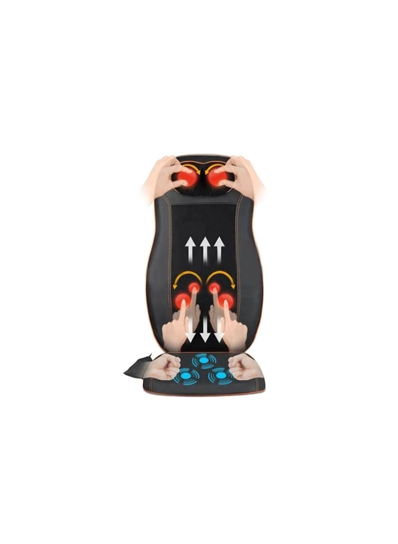 Relax Smart Shiatsu Massage Chair Cushion with Heat – Full Back and Neck Massager with Adjustable Seat for Home and Office - Image 2