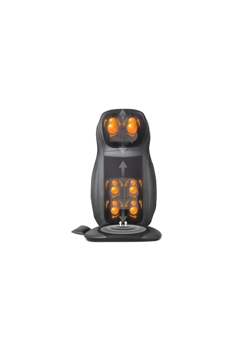 Relax Smart Shiatsu Massage Chair Cushion with Heat – Full Back and Neck Massager with Adjustable Seat for Home and Office - Image 1