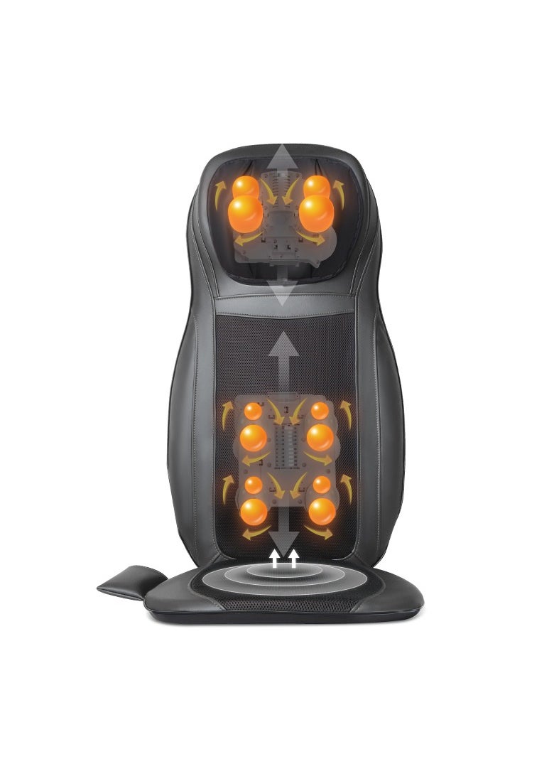 Relax Smart Relax Smart Shiatsu Back Massager, Massage Cushion with Heat, Massage Chair for Neck, Back, Shoulders and Height-Adjustable Massage Seat  - Image 1