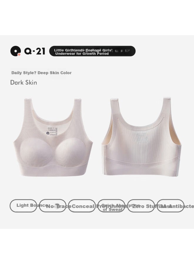 Q21 Girls' Underwear, Puberty Sports Breathable Children's Underwear, Second Stage Girls' Bra - Image 1