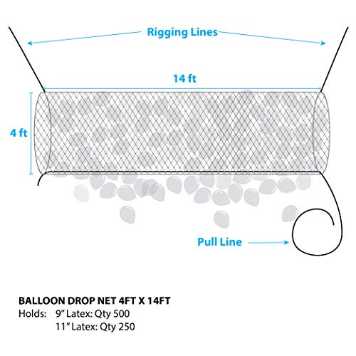 Qualatex Boss500 Balloon Drop 15' X 4.5; - Image 3