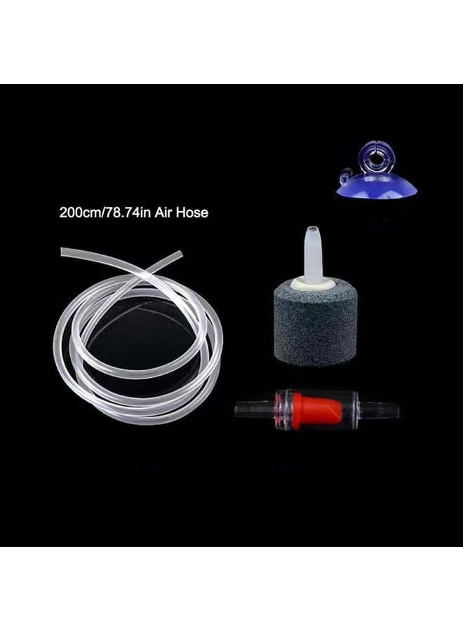 مجموعة ضخ الأكسجين لحوض السمك ذات الفتحة الواحدة مع حجر الهواء والصمامات - Image 1