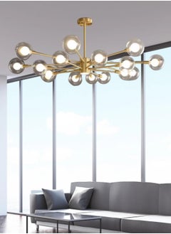 Generic Modern Glass Sphere Pendant Light LED Chandeliers  - Image 2