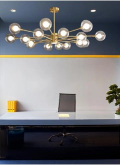 Generic Modern Glass Sphere Pendant Light LED Chandeliers  - Image 3
