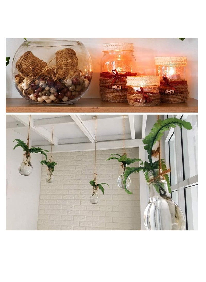 Premify Natural Jute Twine, 100m/330 Feet Brown Thick Jute Rope. 3mm/4Ply Jute String for Floristry, DIY Arts & Crafts, Gifts Wrapping, Decoration, Bundling, Garden & Recycling - Image 3