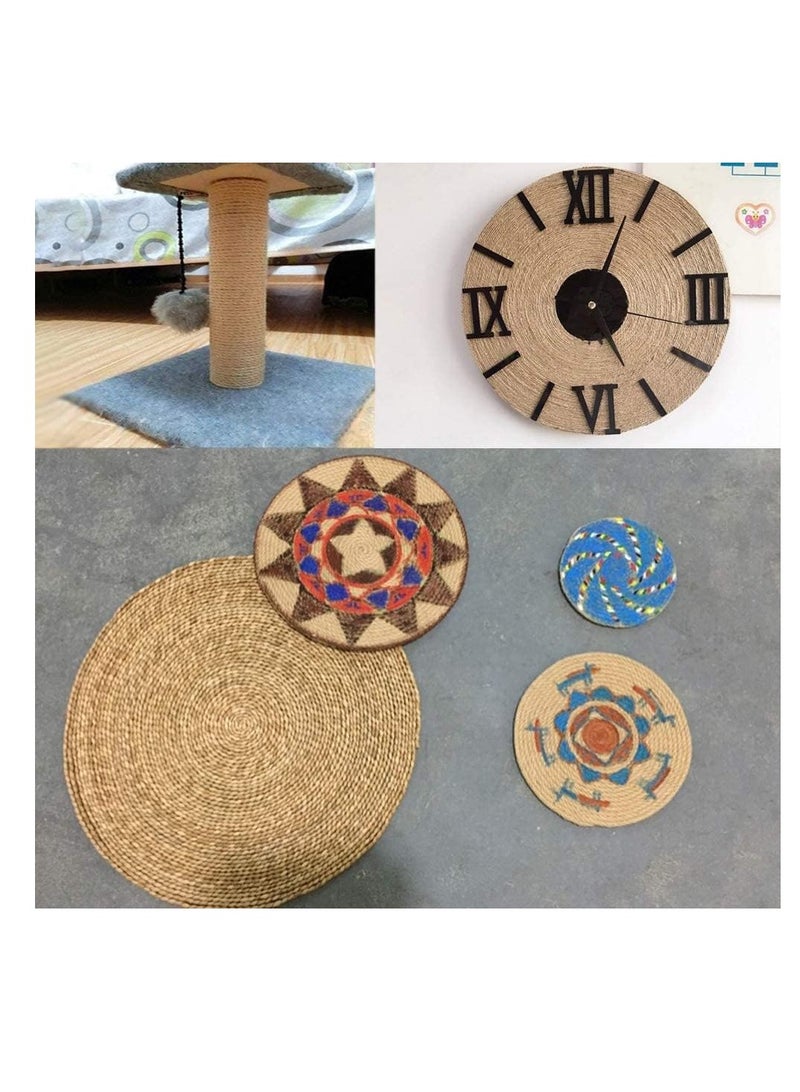 Premify Natural Jute Twine, 100m/330 Feet Brown Thick Jute Rope. 3mm/4Ply Jute String for Floristry, DIY Arts & Crafts, Gifts Wrapping, Decoration, Bundling, Garden & Recycling - Image 4