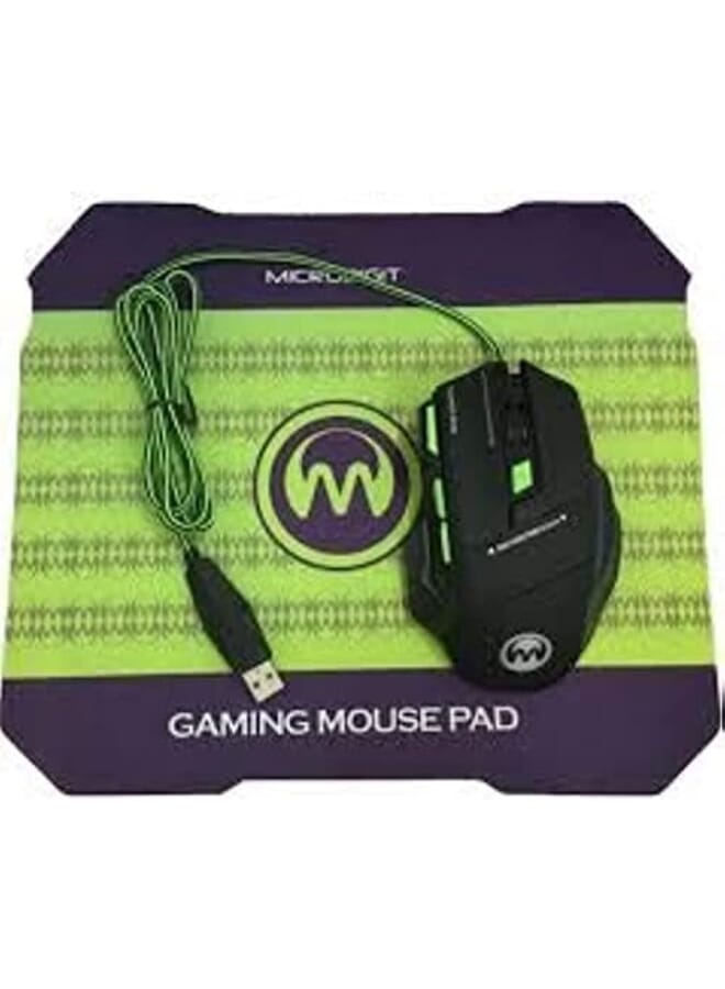 ميكرو ديجيت ماوس بصري للألعاب USB مع وسادة - Image 2