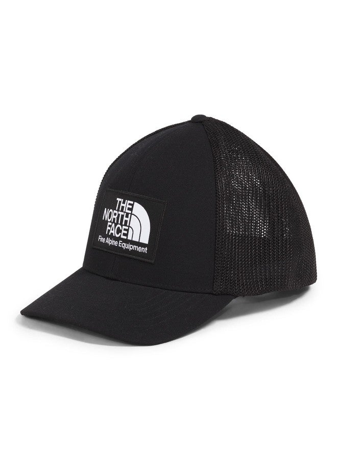 The North Face Fitted Truckee Trucker | Baseball Style Cap for Men & Women, Casual Hat for Golf, Cycling & Everyday Wear, TNF Black, Large/X-Large - Image 1