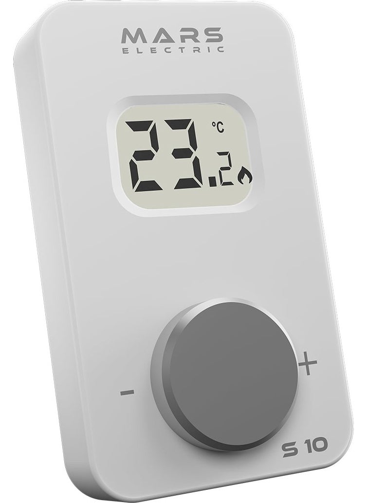 Native Audio N A By Mars Mars S10 Wireless Digital Room Thermostat White  - Image 1