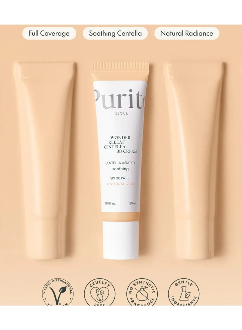 PURITO Wonder Releaf Centella BB Cream 30ml-21 Light Beige - Image 3