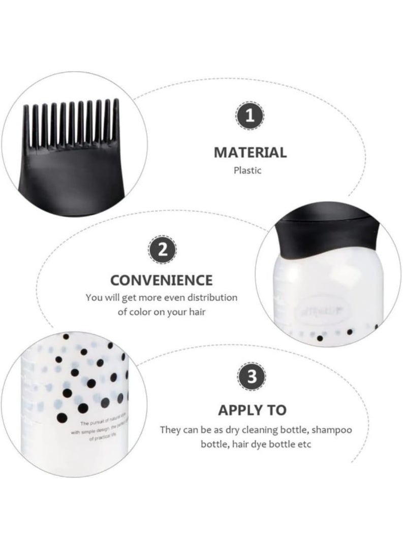 Hair Dye Applicator Bottle with Comb Brush, Professional Hair Coloring Tool - Image 3