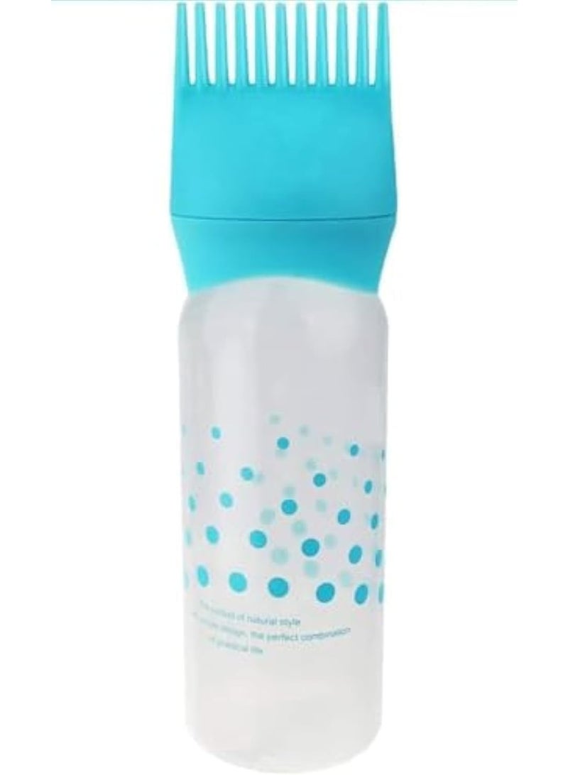 Hair Dye Applicator Bottle with Comb Brush, Professional Hair Coloring Tool - Image 1