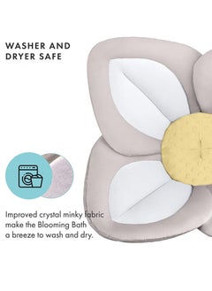 Gonice Baby Bath Flower For Infants Warm & Cozy Bamboo Flower Bath Baby will love Blooming Bath Flower Fits Bathtub Sink Supports Newborns Lotus Flower Mat Travel Bag  - Image 4