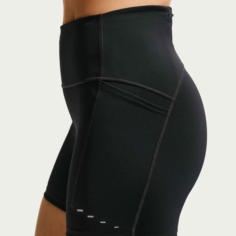 Nike Black Women's Swift Running Bike Shorts for Women | Best Price UAE