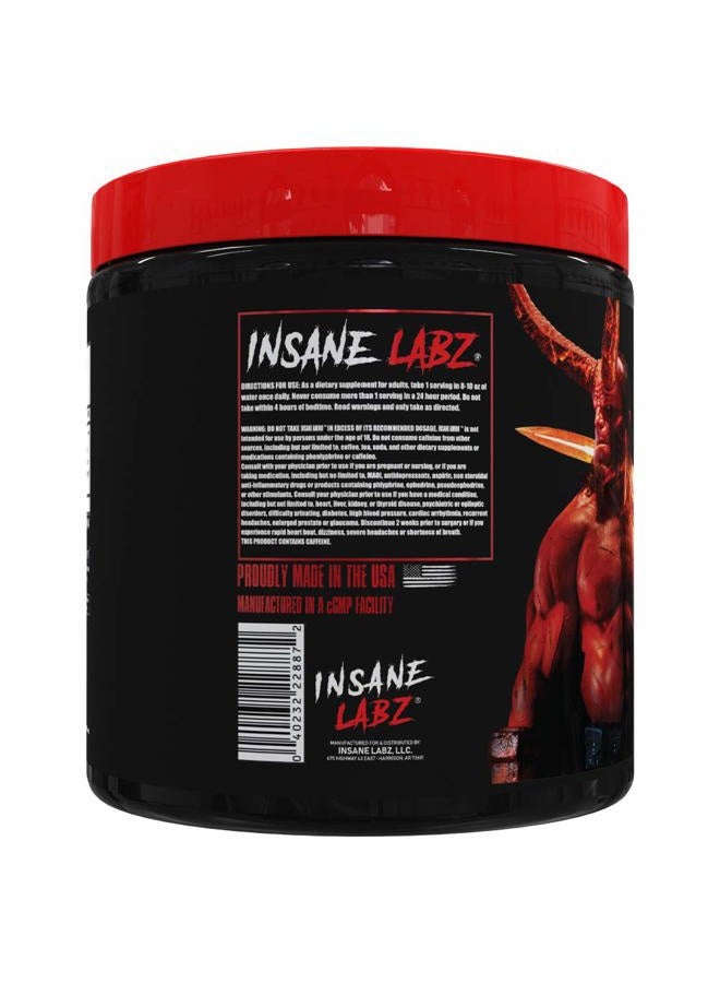 Insane labz Insane Amino Hellboy Edition, BCAA with Energy Focus Muscle Recovery, Intra Workout Powder, 2 1 1 Branched Chain Amino Acid Powder, 30 Srvgs, Blue Raspberry - Image 3