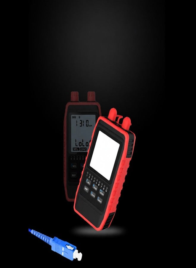 NOYAFA NF-908L Multifunction Optical Power Meter OPM Visual Fault Locator Network Cable Test Gauge Rechargeable LCD Digital Optical Fiber Tester with LED Lighting Wiremap & VFL & REF Function - Image 3