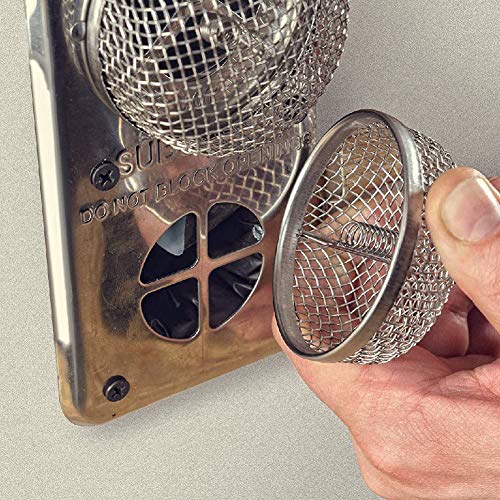 HOMEE Flying Insect Screen RV Accessories, 2 Pack RV Heater Vent Cover, Use for Furnace Vents on Travel Trailers, Motorhomes, and Camper Trailers Prevents RV Vent Damage - Image 3