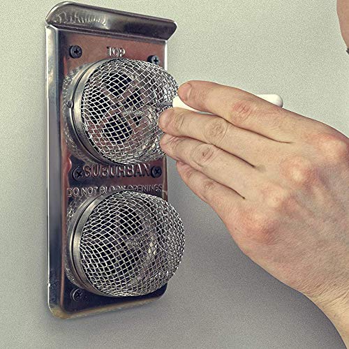 HOMEE Flying Insect Screen RV Accessories, 2 Pack RV Heater Vent Cover, Use for Furnace Vents on Travel Trailers, Motorhomes, and Camper Trailers Prevents RV Vent Damage - Image 4