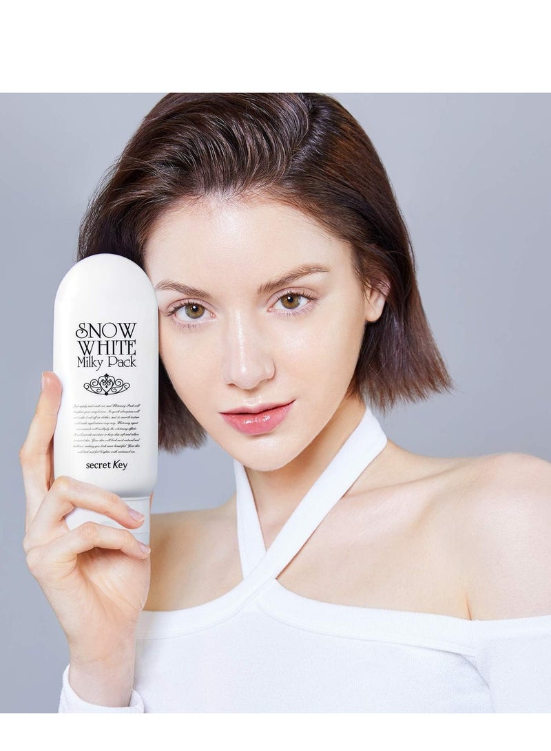 Secret Key Secret K Snow White Milky Pack Whitening Face & Body Cream 200g - Image 3