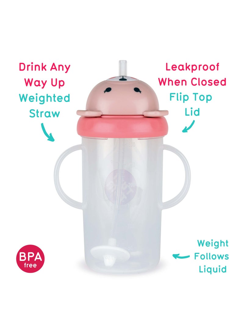 TUM TUM Tippy Up Free Flow Sippy Cup (No Valve), Sippy Cup for Toddlers, BPA Free (Betsy Bear 300ml) - Image 2