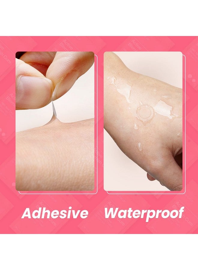 Glam Up Hydrocolloid Blemish Pimple Zit Patches(180Pcs/2Size) Invisible Ultra Thin Spot Cover Stickers For Face And Skin Strong Waterproof And Adhesive Overnight Veganfriendly - Image 4