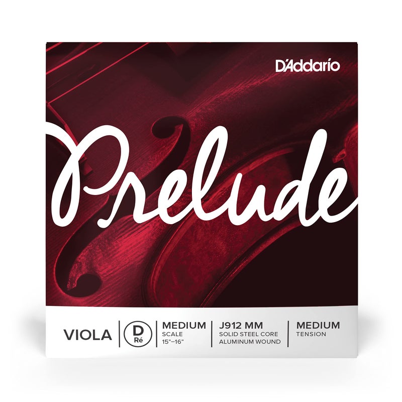 D'Addario D'Addario Prelude Viola Single D String, Medium Scale, Medium Tension  - Image 1