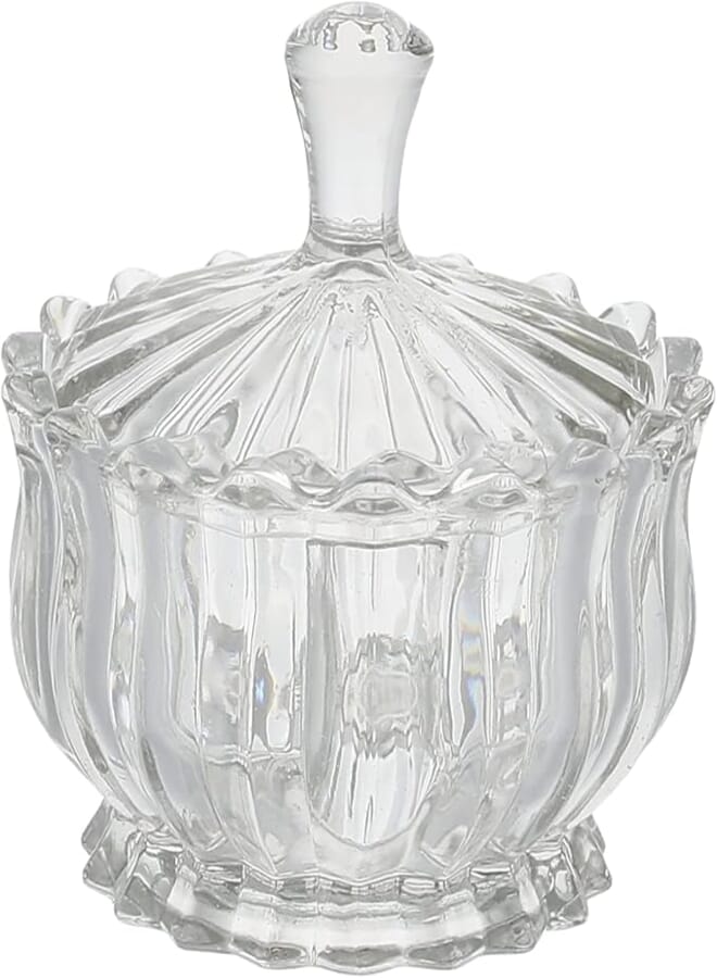 City brazilian crystal sugar bowl