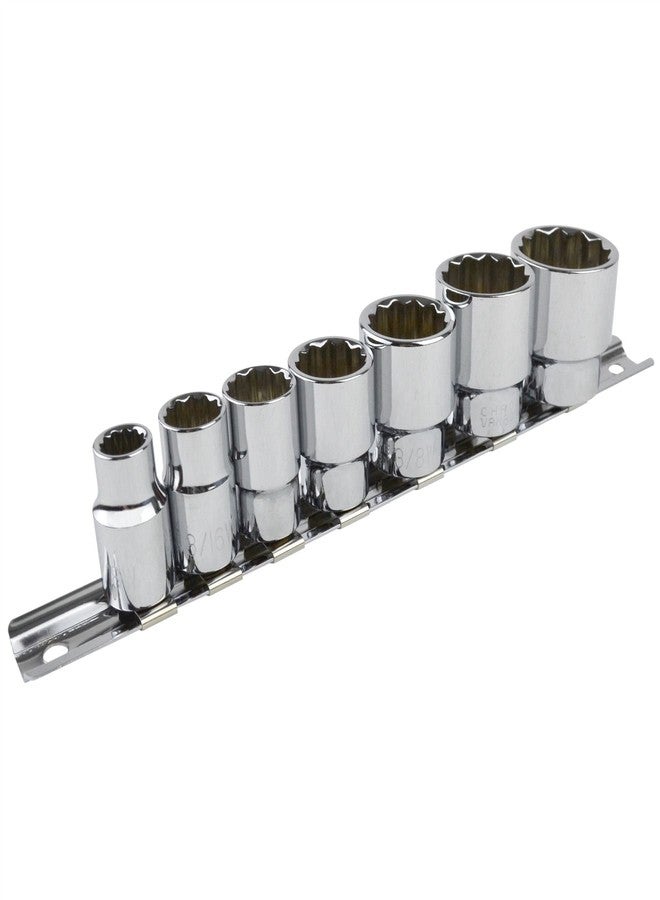 AB Tools Whitworth/BSF/BSW 3/8" drive shallow sockets 7pc set 1/8"-1/2" bi hex LSR29 - Image 2