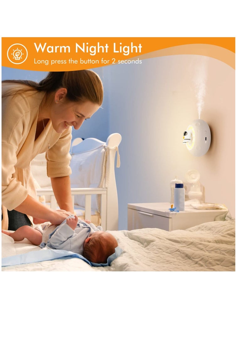 واي آند دي Astronaut Humidifier, Aromatherapy Diffuser Noise-Free Diffuser, with 7 Colors, for Home, Yoga Studio, Gym, Office Decor (White Astronaut) - Image 5