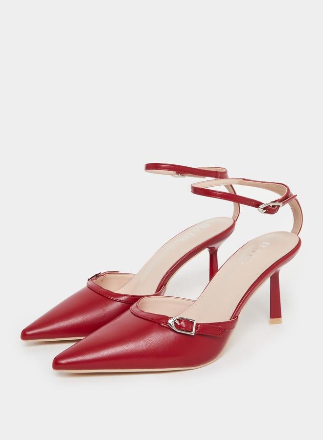 Raid Bexlie Pointed Toe Shoes with Buckle - Image 2