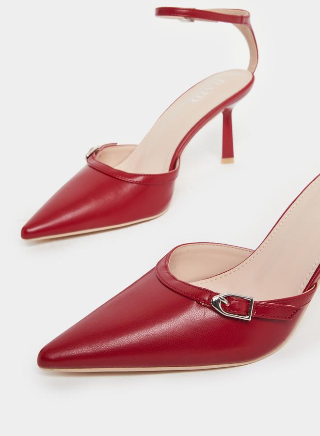 Raid Bexlie Pointed Toe Shoes with Buckle - Image 3