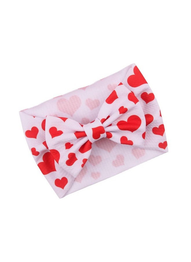 جاست ماي درس عصابة رأس على شكل قلب من JustMyDress Baby Valentines، أغطية رأس من Valentine's Days JHV02 (عمامة بيضاء)  - Image 1