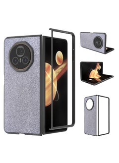 Case For Honor Magic V3 Black Frame Glitter Shockproof Phone Case