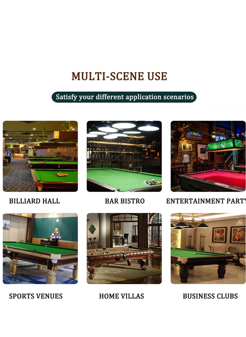 Excefore - 2 Piece Wall Mount Billiard Pool Cue Rack, Solid Wood Billiards Rack, Durable Billiard Cue Holder, Protect The Cues from Damage (Black) - Image 1