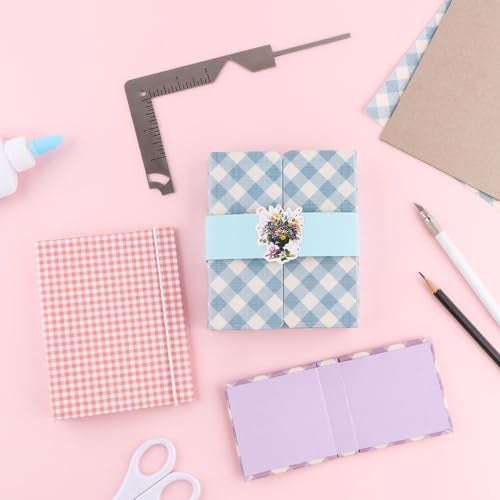 CYFUN DESIGN 5-in-1 Book Cover Maker - Sturdy Chipboard Covers, Bookbinding Ruler & Stainless Steel Tool - Image 4