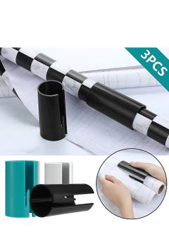 KASTWAVE Wrapping Paper Cutter 3 Pcs Gift Wrap Cutter, Portable Sliding Wrapping Paper Roll Cutter Tool Makes Wall Sticker Decorations and Gift Packaging  - Image 2