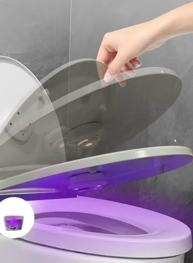 Smart Toilet UV Sterilizer – Rechargeable UV Disinfection Lamp with Negative Ion Odor Removal - Image 1