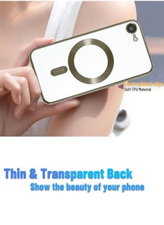 TIGER Apple iPhone 16e 5G 2025 Case Cover – MagSafe Compatible PU Leather Shockproof Case with Luxury Electroplated Edges, Raised Lips for Camera & Screen Protection, Slim Fit Magnetic Protective Cover  Clear/Titanium Bronze  - Image 3